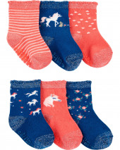 6-Pack Unicorn Socks