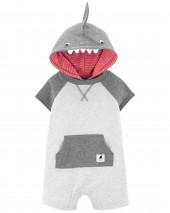 Hooded Shark Romper