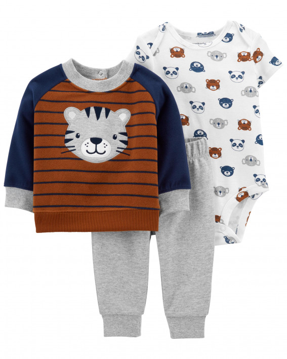 3-Piece Animal Little Outfit Set