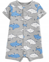 Whale Snap-Up Romper