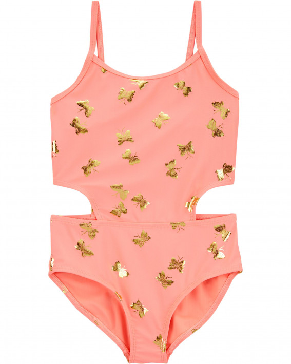 Golden Butterfly Cutout Swimsuit