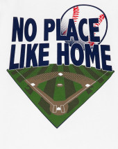 No Place Like Home Baseball Jersey Tee