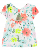 Floral Jersey Top